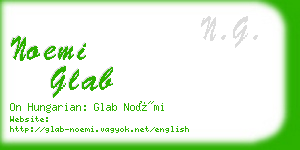 noemi glab business card